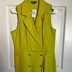 Lime green dress